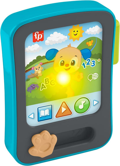 FISHER-PRICE JFK28 bralnik zgodb Učenega kužka v 3 jezikih