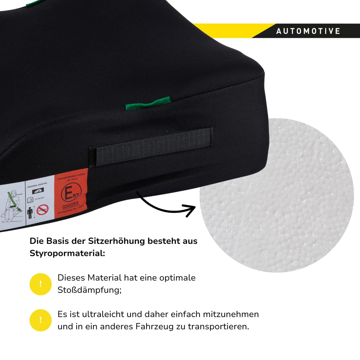 DUNLOP Car Booster otroški avtosedež-podstavek 135-150 cm