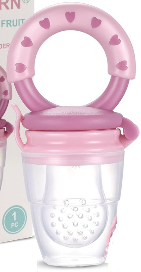 BEBI BORN grizalo in podajalnik sadja za otroke 3-24m, 3 nastavki