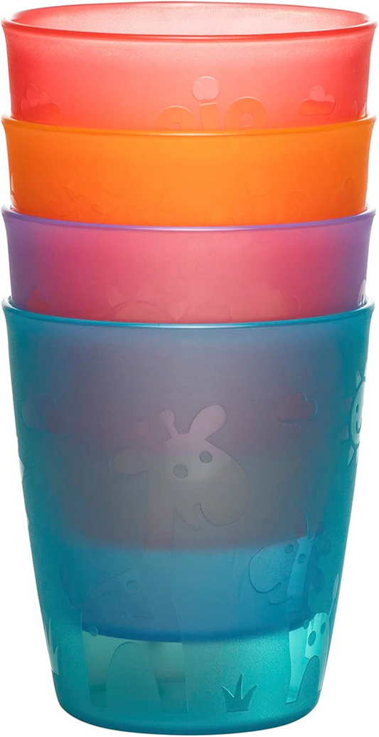 NIP pohár na učenie sa pitia 250 ml 4 kusy 12 m+