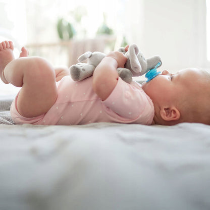 AVENT smoczek uspokajający z przytulanką 0-6m dla niemowląt, miękka przytulanka i smoczek Philips Avent