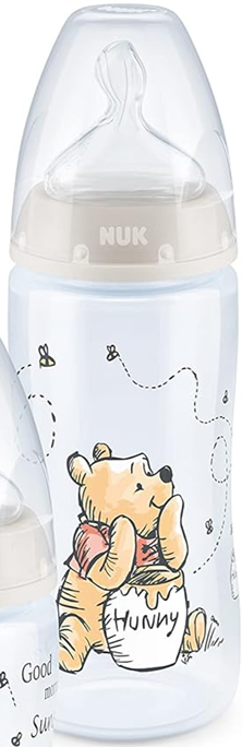NUK First Choice+ Winnie the Pooh bottiglia 300 ml 6-18 m tettarella M