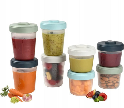 BEABA Lebensmittelbehälter 4 x 150ml 4 x 250ml