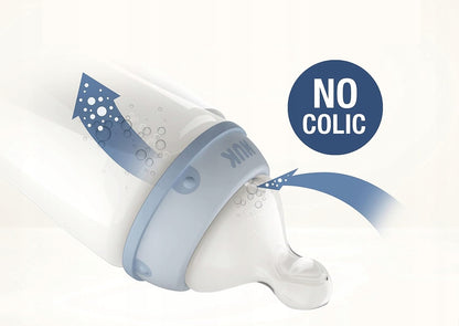 NUK First Choice+ 0-6 m Biberón 300 ml con indicador de temperatura TIGRE