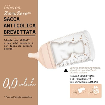 Suavinex Zero Zero biberão anticólicas 180 ml S Light