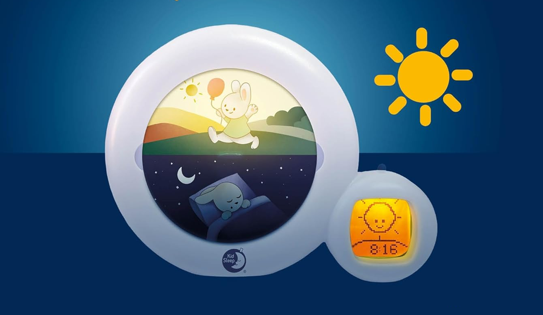 PABOBO Kid'Sleep Moon 3en1 reloj despertador de entrenamiento para niños