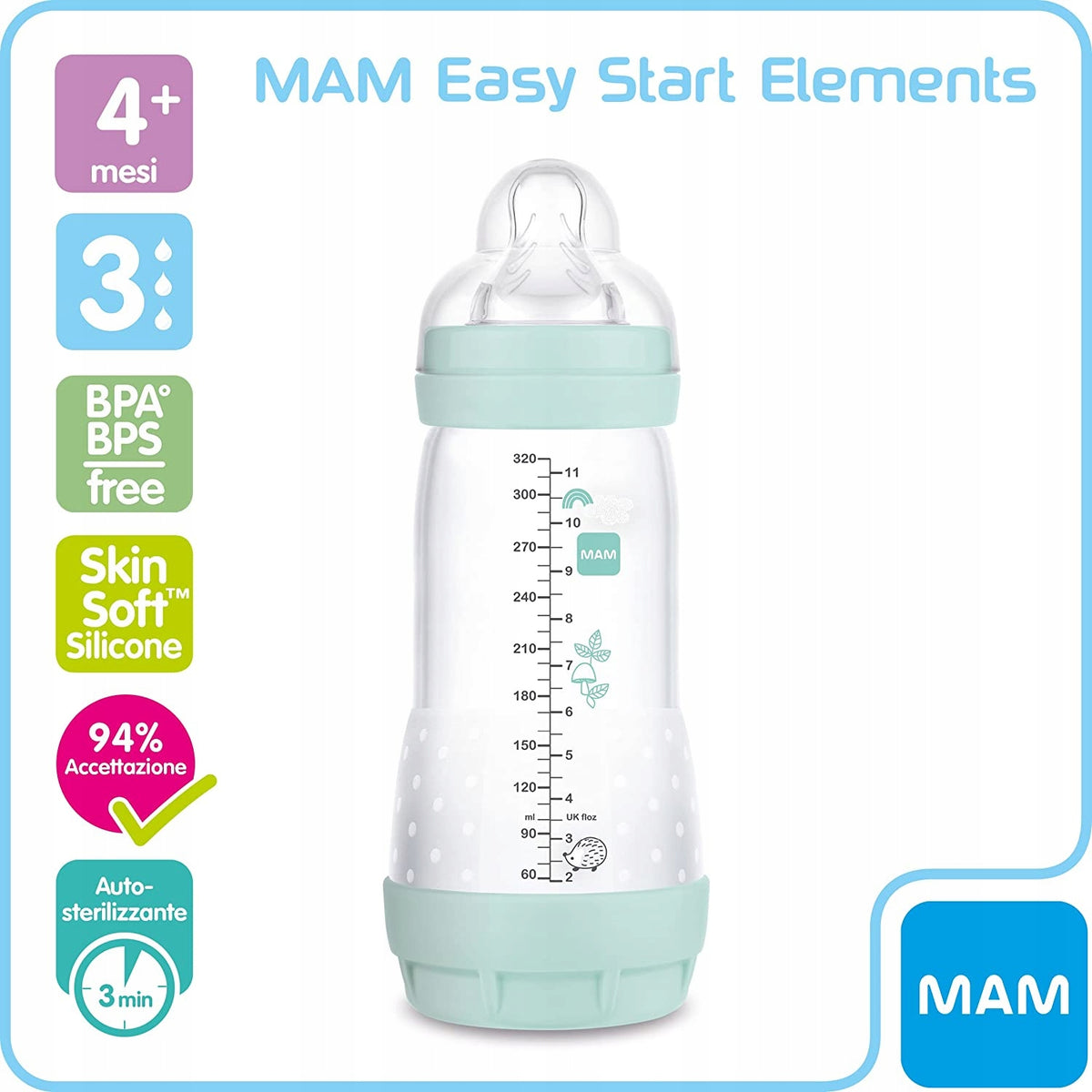 MAM Easy Start biberón anticólicos 320ML