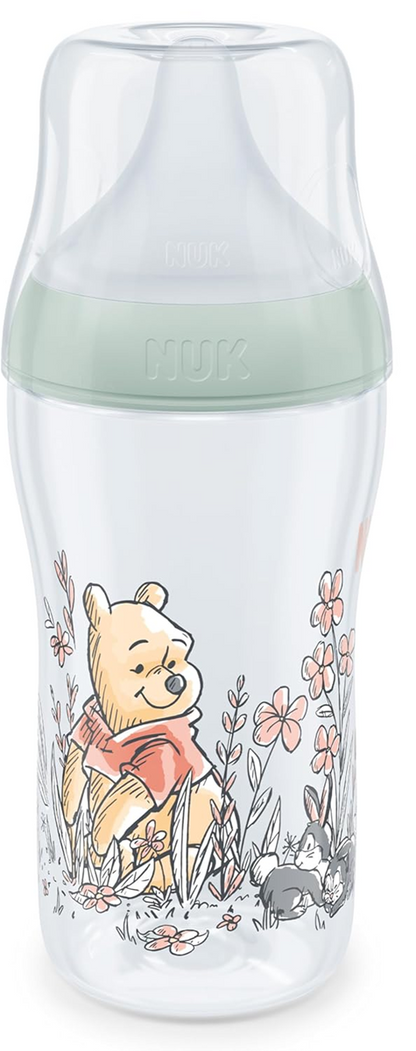 NUK Perfect Match biberón 260 ml 3 m+ tetina M flujo medio WINNIE THE POOH