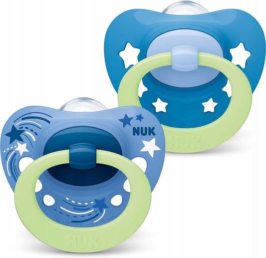 NUK SIGNATURE NIGHT uklidňující dudlík x2 0-6 měsíců