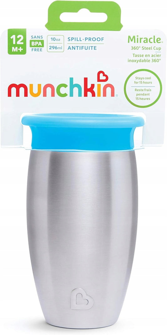 MUNCHKIN Miracle Tasse 360 6m+ 296ml Edelstahl