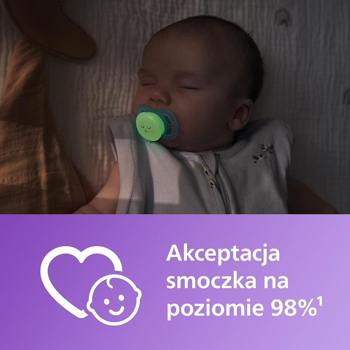 Philips Avent Ultra Start Night smoczki 0-2m x2 — zdjęcie 3