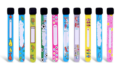 Pulseras SOS impermeables para niños 20 unidades