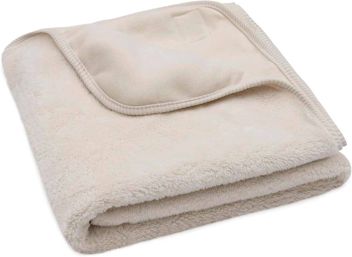 JOLLEIN Basic odejica Jersey/Sherpa 75x100 cm Oatmeal
