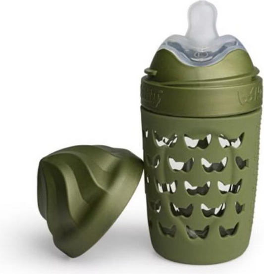 HEROBILITY Hero Eco biberon in vetro con custodia 220 ml 6 m+ tettarella M