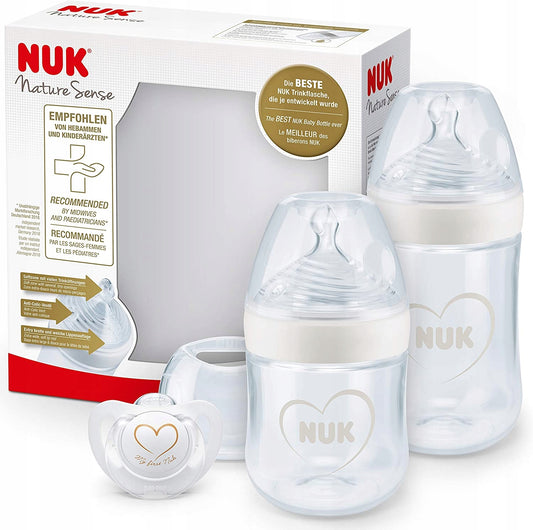NUK Nature Sense sada lahví 260,150ml + dudlík