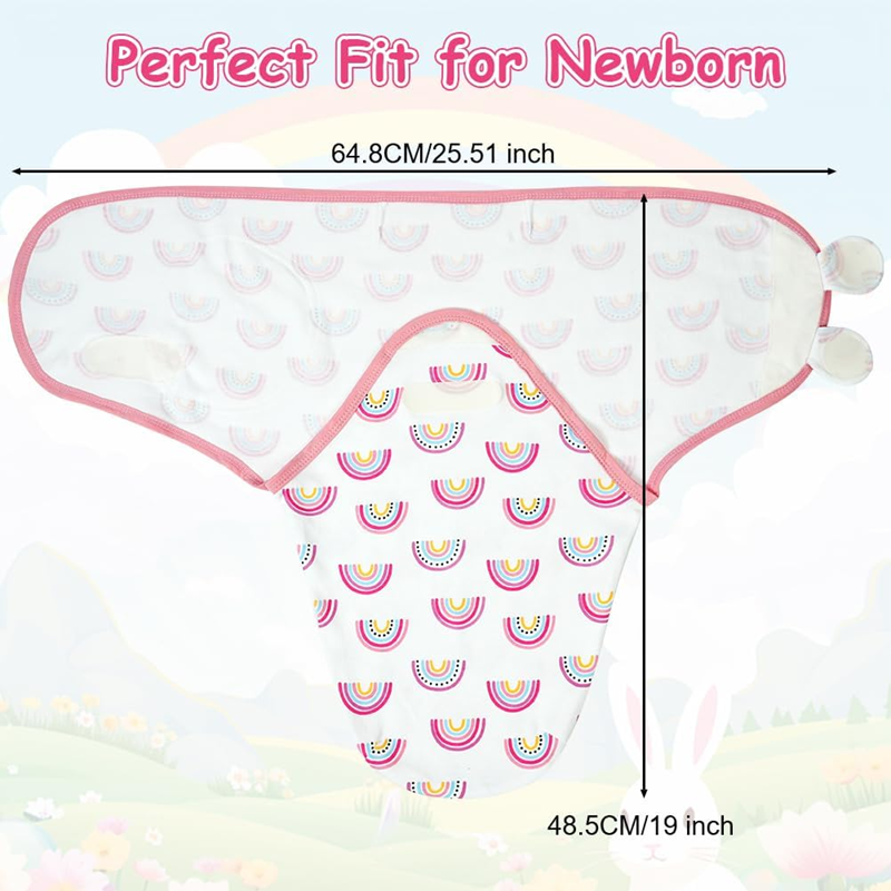 saco de dormir envolvente para bebés 0-3 meses x3