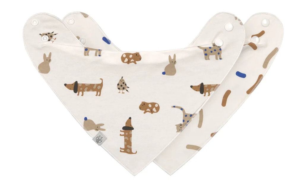 LASSIG babero bandana x2 0-24 meses