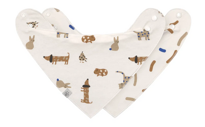 LASSIG babero bandana x2 0-24 meses