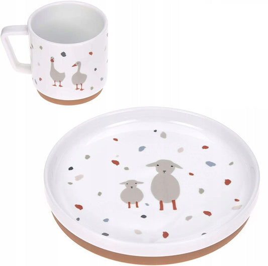 LASSIG Tiny Farmer Geschirrset aus Porzellan