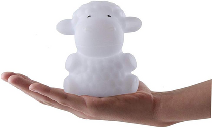 MINILAND Night Sheep lámpara nocturna LED 5 colores 12,5 cm para bebés