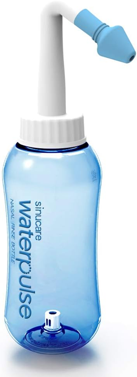 WATERPULSE Nasal 300 irrigador nasal para niños y adultos 2 boquillas 300 ml