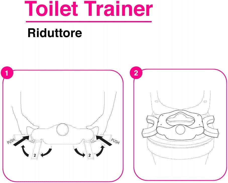 OK BABY 3in1 Reise-Töpfchen Toilettensitz ohne Beutel