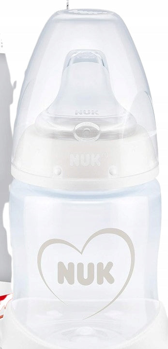 NUK First Choice+ STEKLENIČKA 150 ml 0-6 m z indikatorjem temperature