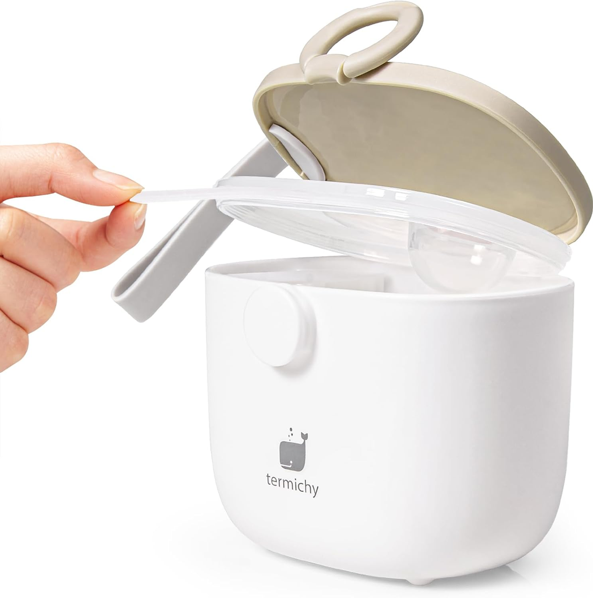 TERMICHY recipiente para leche de fórmula 500 ml 250 g + cuchara medidora
