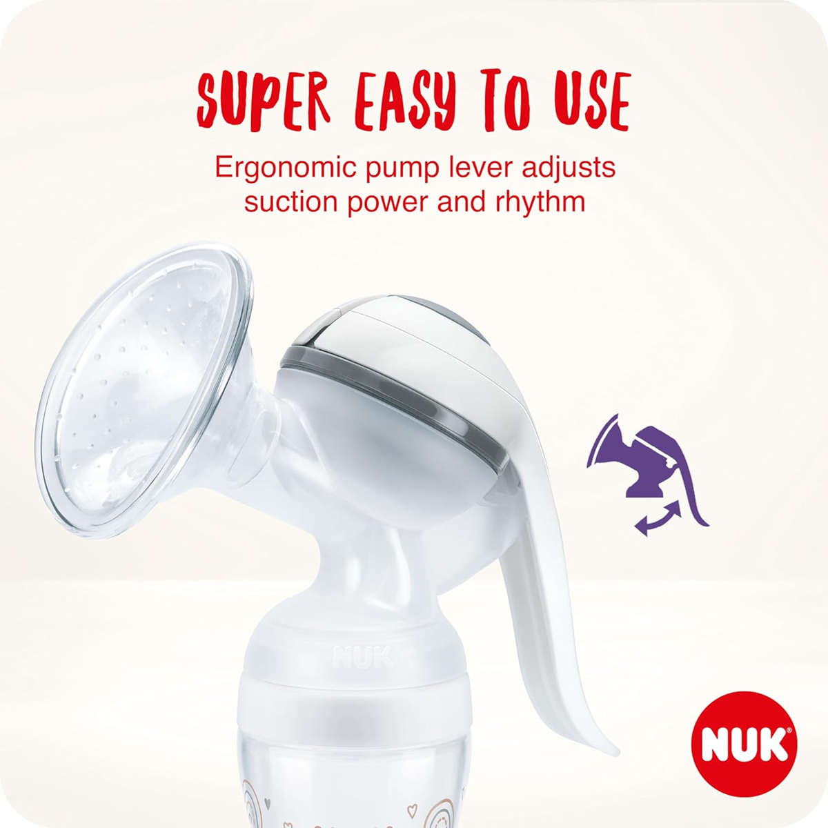 NUK sacaleches manual + set de biberones Perfect Match 150 ml