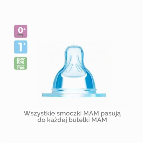 MAM savičky do lahví velikost 1 SkinSoft 0m+ x2
