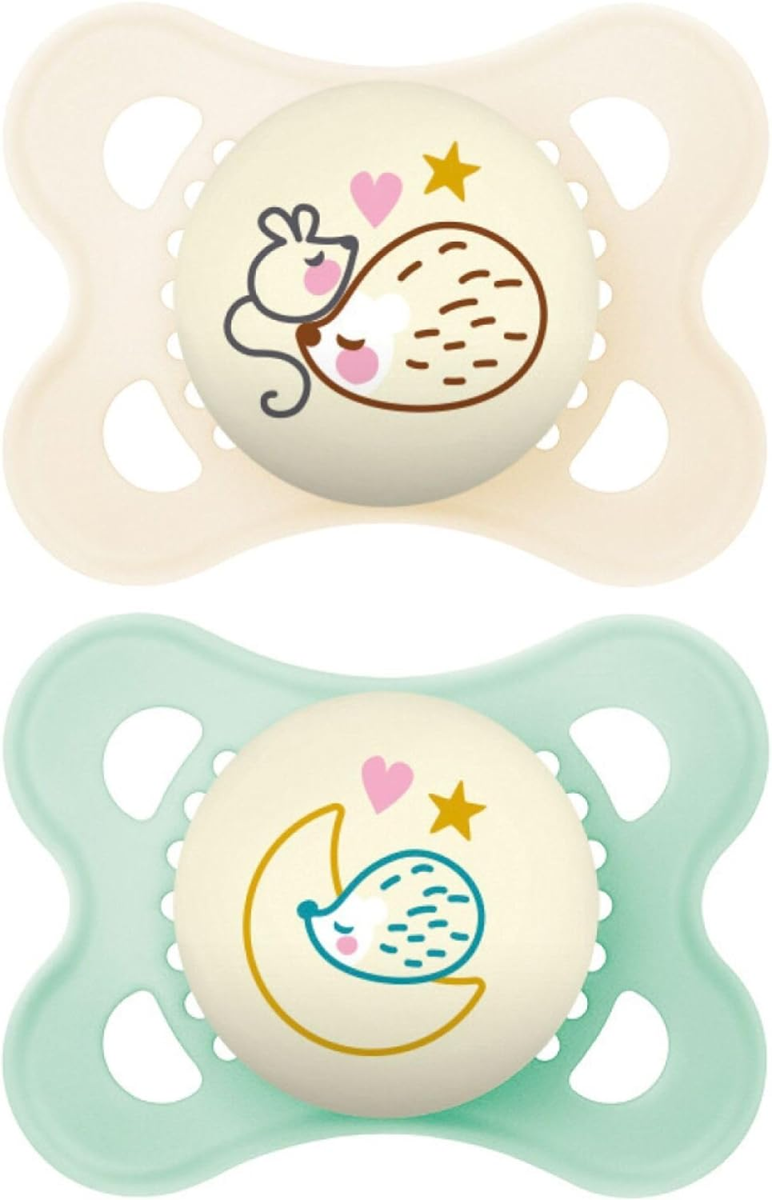 MAM ORIGINAL NIGHT chupete x2 2-6m luminoso