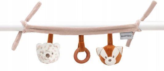 NATTOU zawieszka łańcuch do wózka fotelika BORIS & JUNGO
