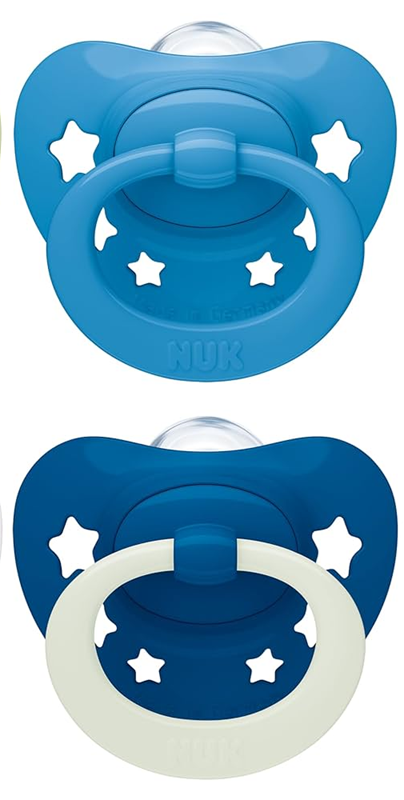 NUK STAR cumlík na upokojenie x2 0-6 mes. DAY&NIGHT