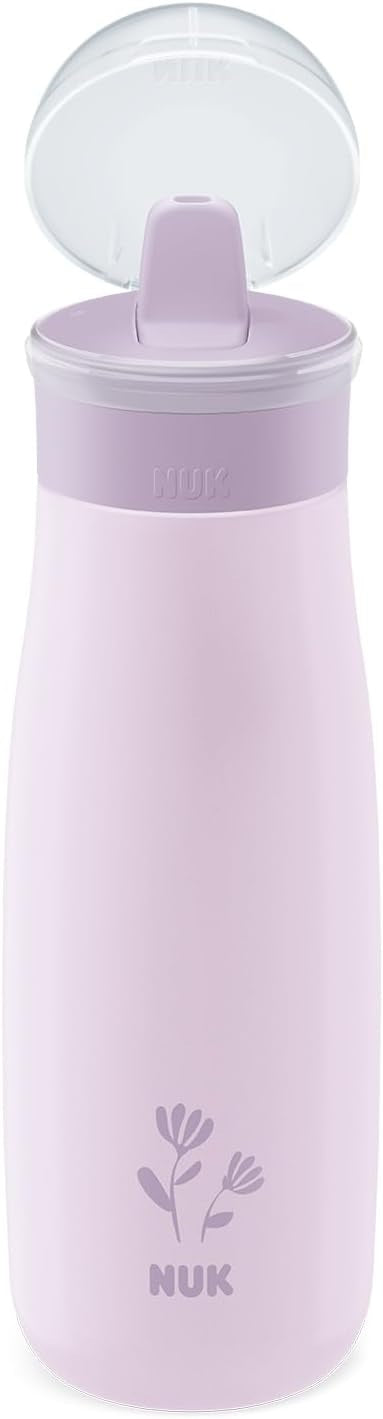 NUK Mini-Me Flip jeklena steklenička s slamico in ustnikom 500 ml 12 m+