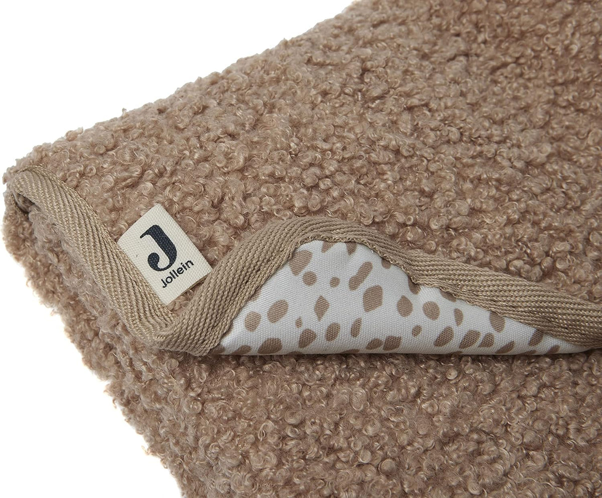 Jollein Boucle previjalna podloga 71x50 cm bež