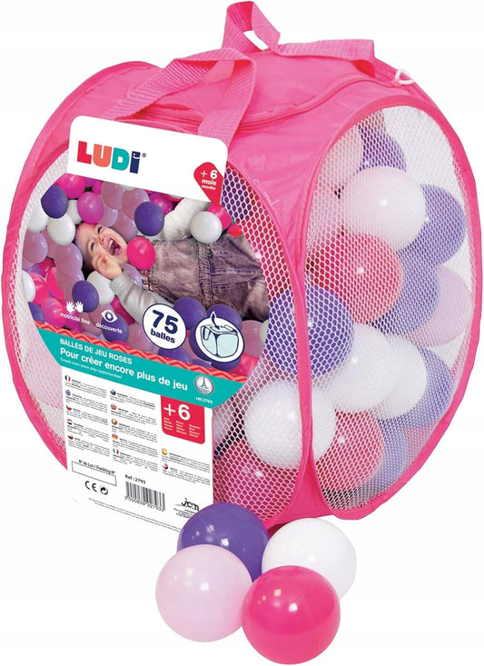 LUDI ballen voor droogzwembad 75 stuks