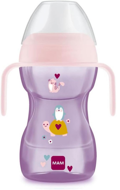 MAM Fun To Drink vaso antiderrame con boquilla 270 ml 8 m+