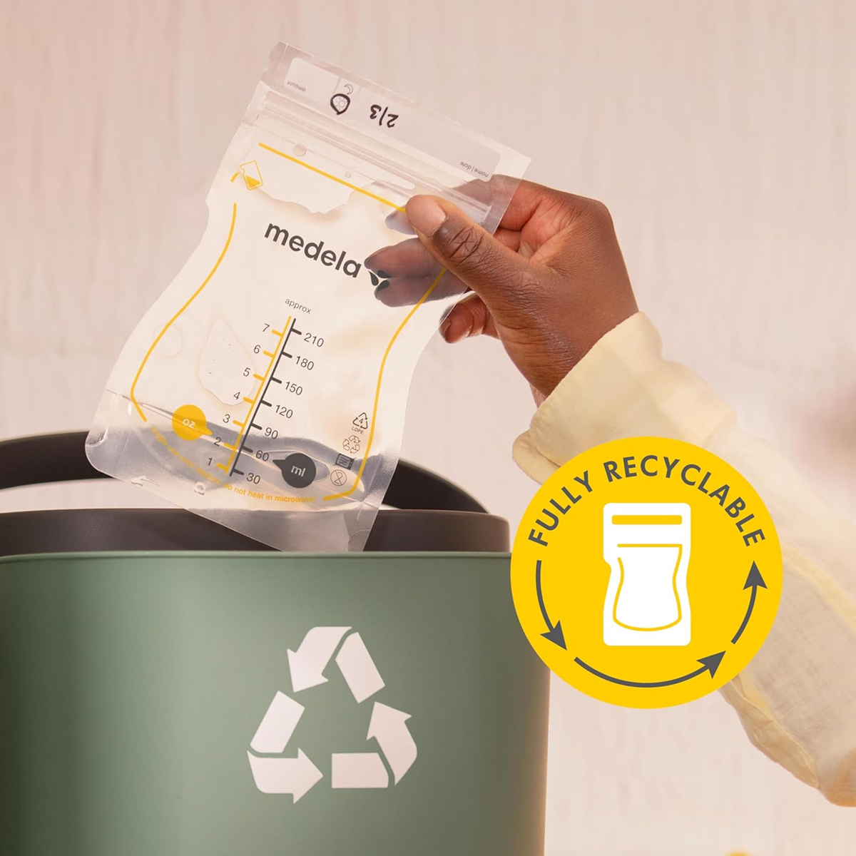 MEDELA vrečke Easy Pour za shranjevanje materinega mleka 50 kosov