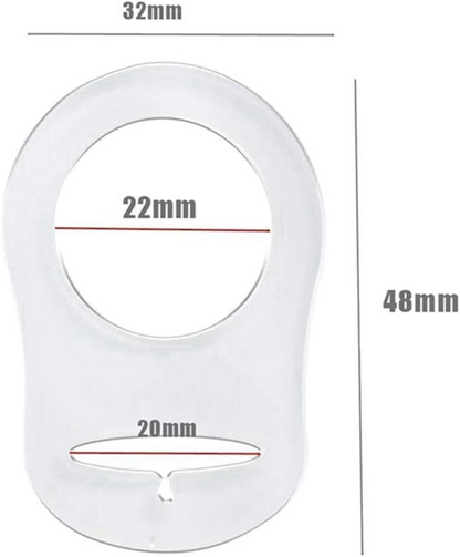 VOARGE soportes de silicona para chupetes, 10 unidades