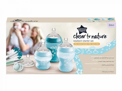 TOMMEE TIPPEE zestaw startowy butelek ANTI-COLIC closer to nature, newborn starter set z akcesoriami