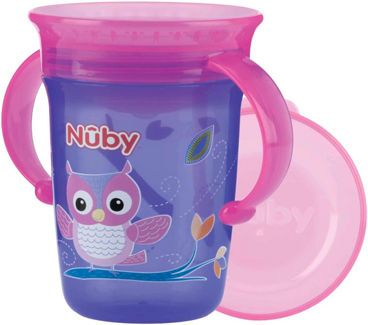 NUBY Wonder Cup Trinklernbecher 360 Grad 240 ml 6 m+