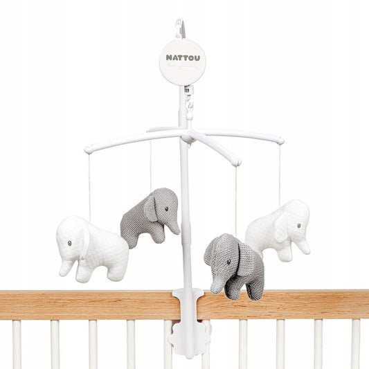 NATTOU giostrina musicale per culla ELEFANTE TEMBO