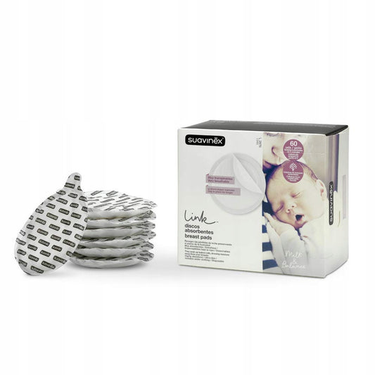 SUAVINEX Dischetti assorbenti monouso per allattamento x60