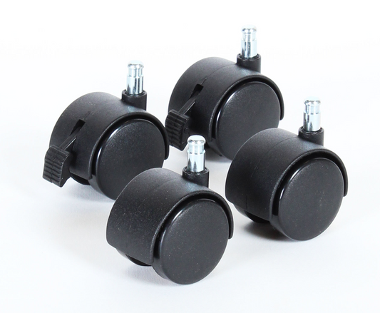 BABYBAY 100400 ruote girevoli con freno per lettino 4 pezzi 40 mm