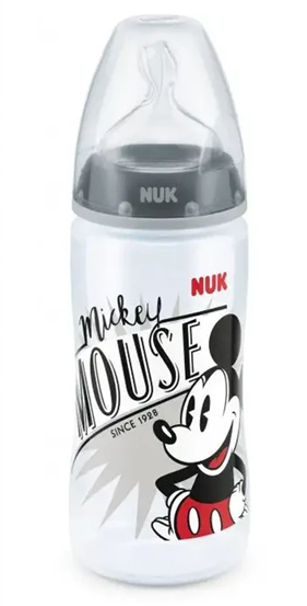 NUK First Choice+ Mickey Mouse biberón 300 ml 6-18 m tetina M