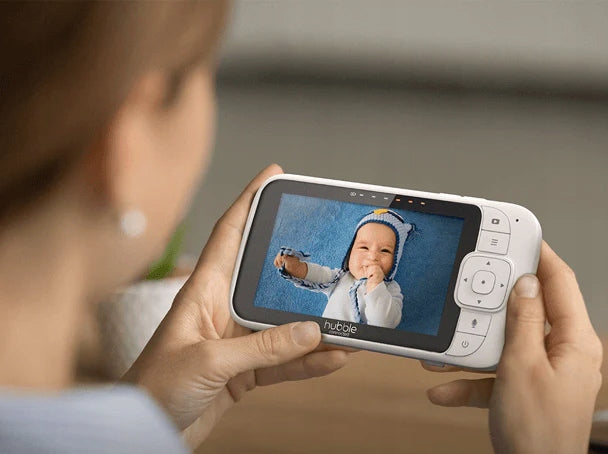 HUBBLE Nursery Pal Xloud cyfrowa niania elektroniczna 5" z ekranem 5" i podglądem dziecka na żywo