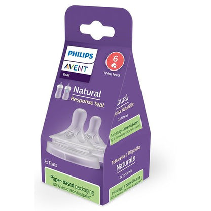 Philips Avent Natural Response tettarella per biberon flusso 6