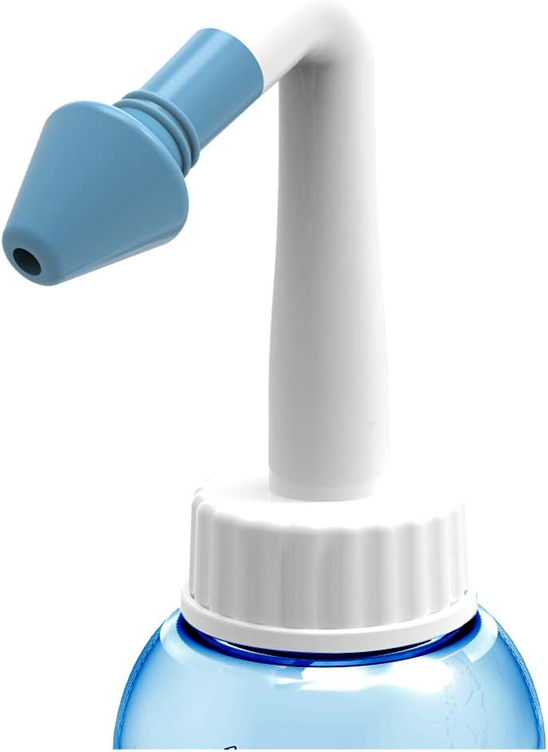 WATERPULSE Nasal 300 irrigador nasal para niños y adultos 2 boquillas 300 ml