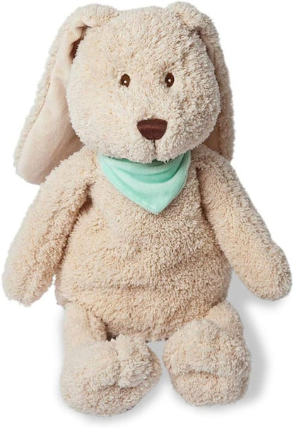 GRUNSPECHT bawełniany termofor z ziarnami rzepaku 44 cm PAPA, beżowy pluszowy królik z wyjmowanym wkładem