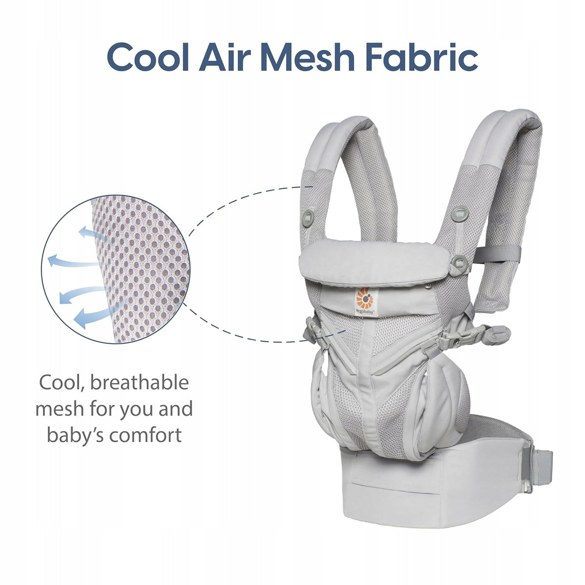 ERGOBABY OMNI 360 COOL AIR MESH portabebés ergonómico 3,2-20,4 kg